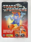 ORIGINAL Transformers Huffer Autobot Carded Gen 1 G1 1984 MINT Hasbro