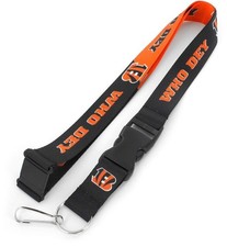 NFL Football Team Logo Slogan Lanyard Pick Yo...