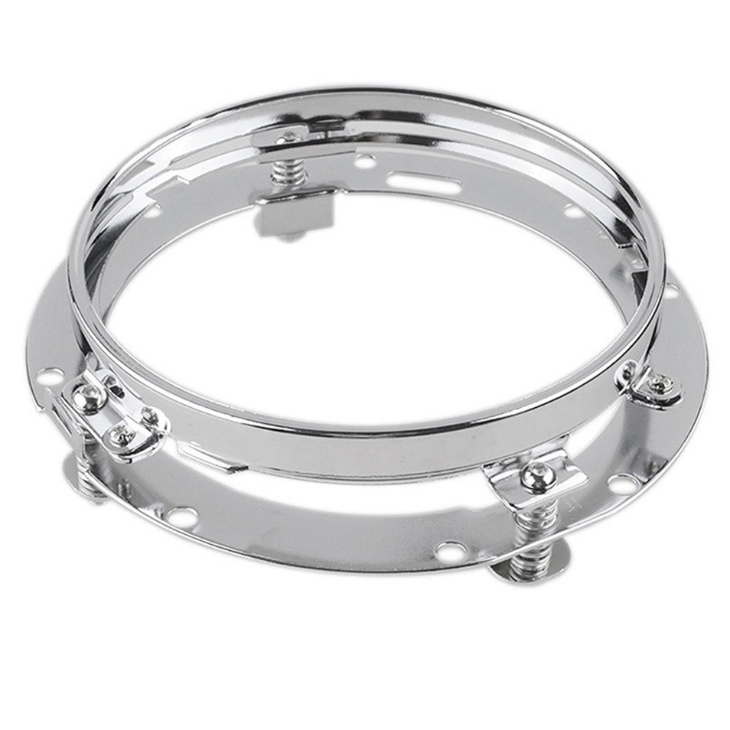 Motorcycle Loading Bracket Round Headlight Rings Motorcycle Mounting Bracket Replacement Simple ...