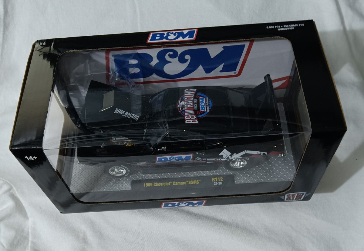 1:24 1969 CHEVROLET CAMARO SS/RS B&M RACING COMPLETELY OUT OF PRODUCTION SEALED!