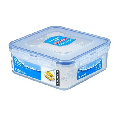 LocknLock CLASSIC Frischhaltedose | 870 ml | 15,5 x 15,5 x 6 cm | 100 % luft-