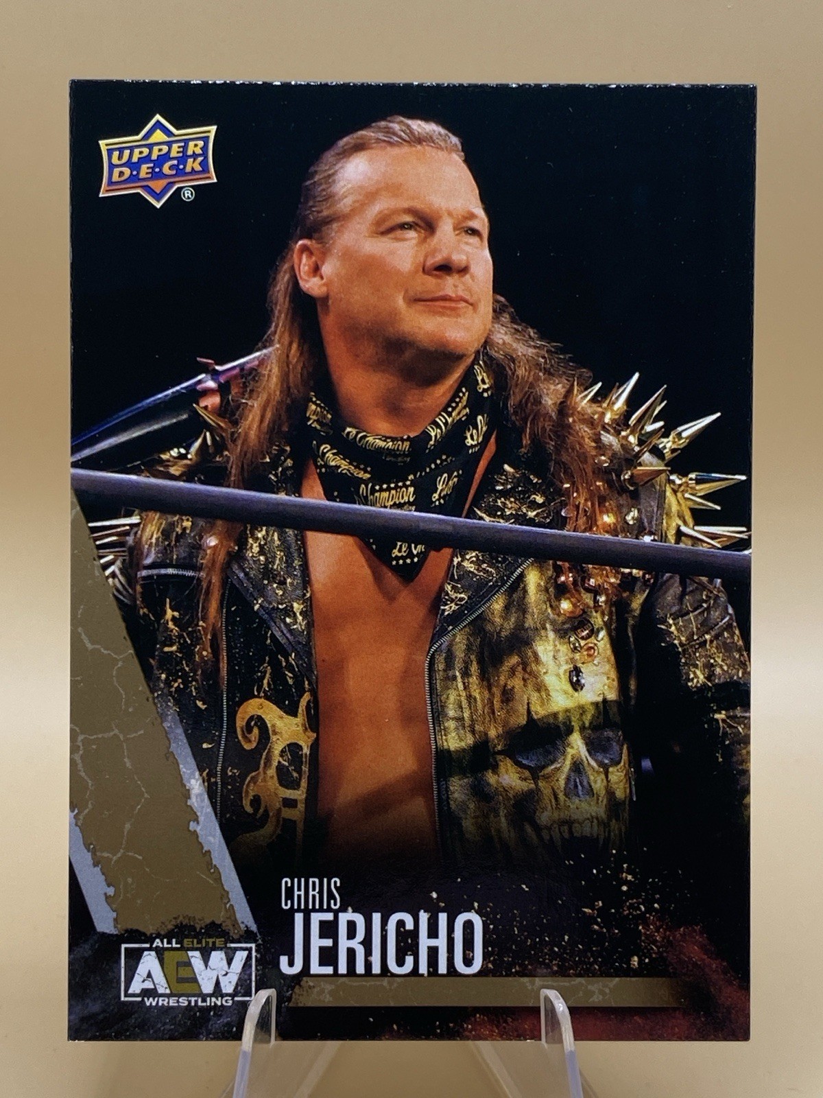 2021 Upper Deck AEW All Elite Wrestling Gold Chris Jericho #54 First Edition 1J
