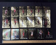 (2) sets 1998 Michael Jordan Upper Deck Gatorade Complete Set Of 12 Gold & 2000