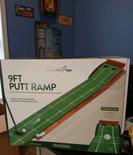 Golf Putting Mat with Ball Return - Putting Green Indoor Featuring 9ft B-1