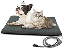 Outdoor Heated Pet Bed with Waterproof Cover,Pet Heating Pads for Dog,Soft