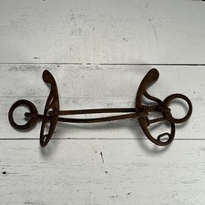 Antique Scissor Mouthpiece Horse Driving Bit 1800s Hand Forged Iron USA