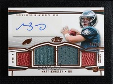 2013 Topps Prime Level V Auto Relics Copper 37/50 Matt Barkley #PV-MB Auto 1oa6