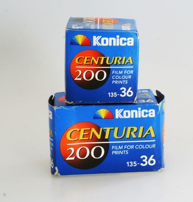 2 Colornegativ-Filme Konica Centura 200/36