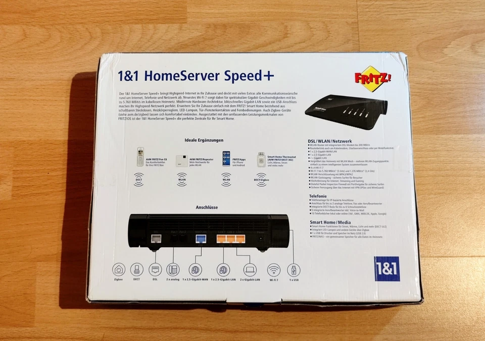 AVM FRITZ!Box 7690 schwarz Wi-Fi 7 VDSL WLAN Mesh Router (20003076) NEU ✅TOP🔥 - Bild 2 von 4