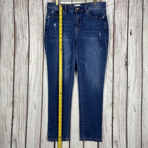 Nicole Miller Jeans Damen 8 Blau Nolita Boyfriend High Rise Stretch Denim Hose - Bild 5 von 24