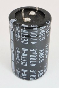 10 Condensateurs électrolytiques Marcon AWF-Q 200V 1500uF - Japon, Pour Audio - Occasion Testés