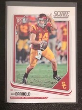 Sam Darnold #349 2018 Score Football Base Rookie Card RC. rookie card picture