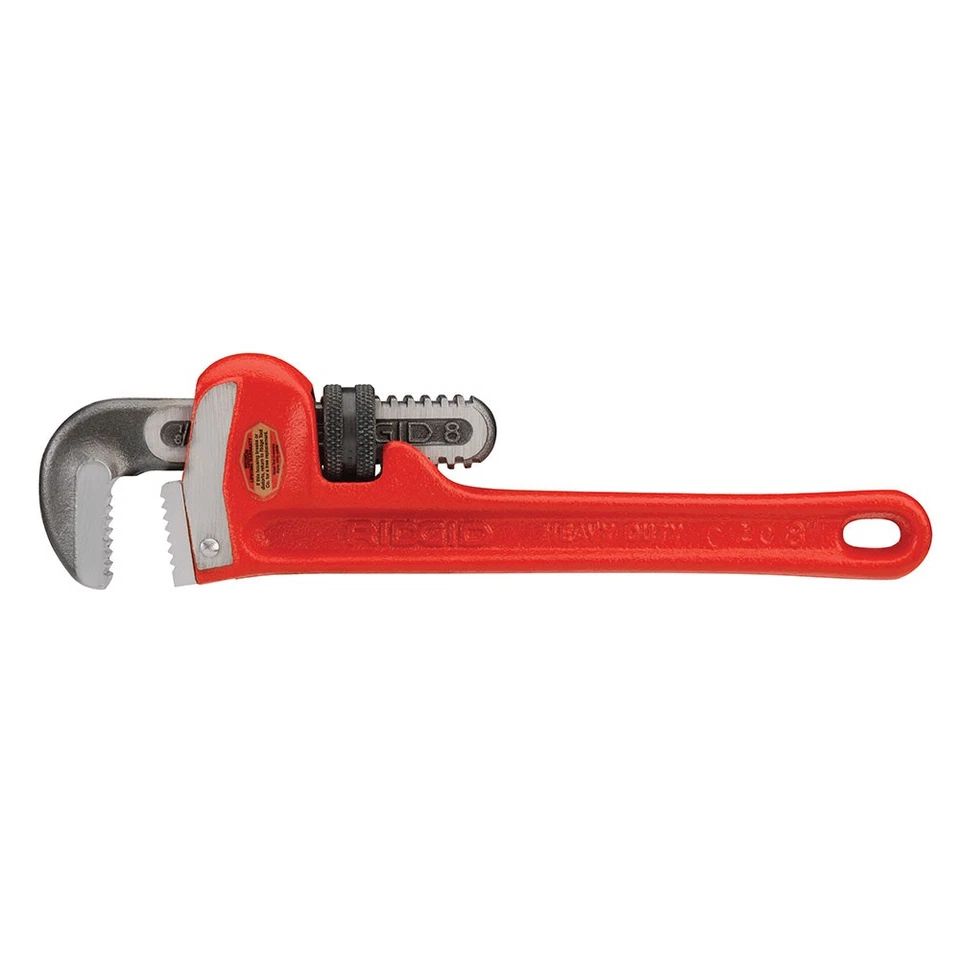 Ridgid 31005 Model 8 8-Inch Multi-Sided Secure Grip Straight Pipe Wrench - Image 2 of 4