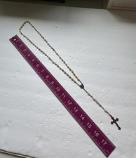 Antique Catholic Rosary & Crucifix ROMA