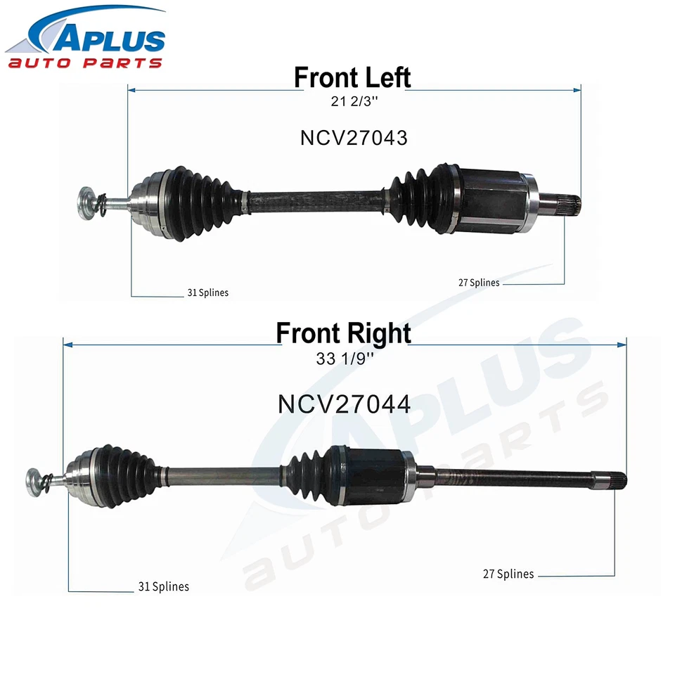 一对前 CV 轴轴适用于宝马 228i 230i 320i 328i 330i 335i 428i xDrive AWD — 第 3/4 张图片