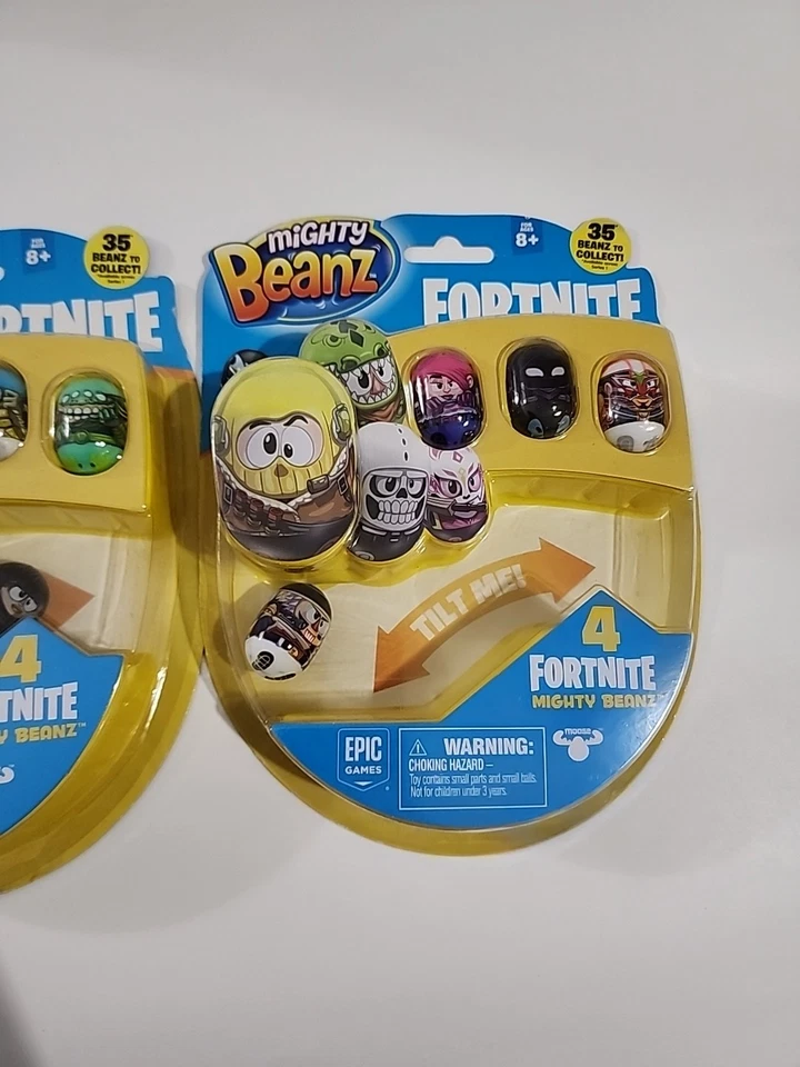 Paquete de 4 frijoles Mighty Beanz Fortnite nuevos  Foto 4 de 4