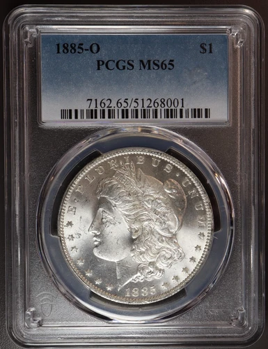 1885-O Morgan Silver Dollar - PCGS MS 65 VERY NICE!!!  NO RESERVE .99 START!!