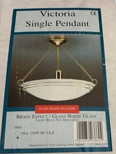 Lampada a sospensione singola Victoria vintage - 1999 - Made in UK