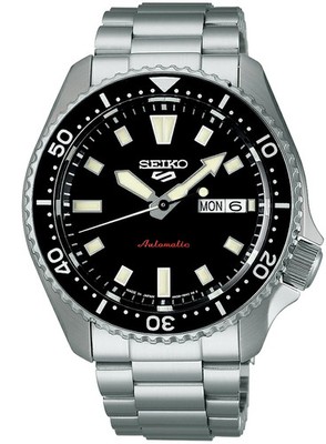 Seiko 5 Sports SKX Serie SBSA305 JDM automatische Herrenuhr schwarzes Zifferb...