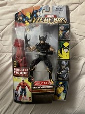 Wolverine Marvel Legends Action Figure  Red Hulk Build A Figure Black Costume