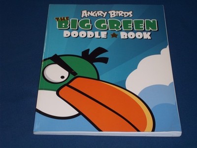 2011 ANGRY BIRDS THE BIG GREEN DOODLE BOOK MAGAZINE - H 14333