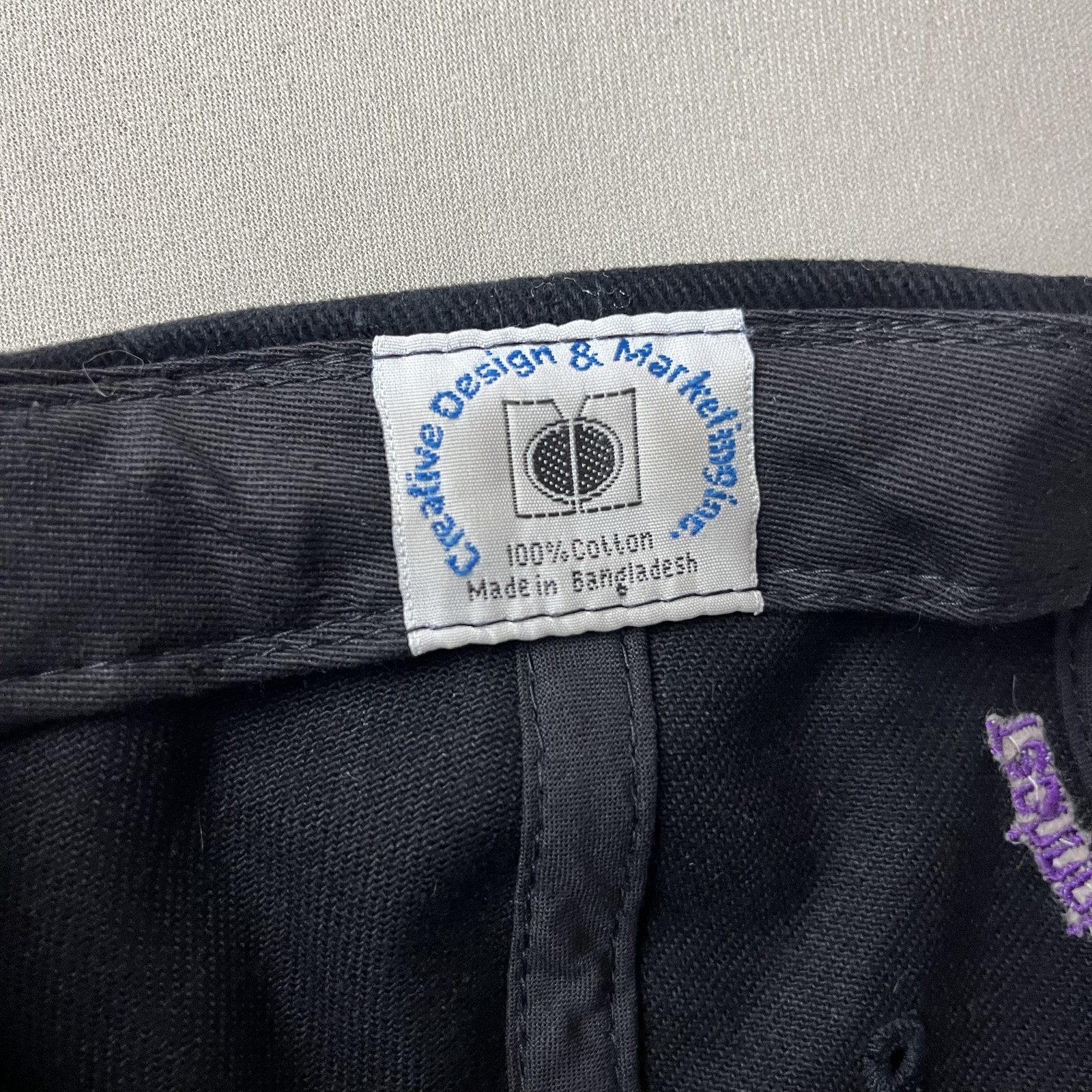 Vintage Technology Summit Hat Strapback Black Pea… - image 7