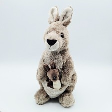 Wild Republic Cuddlekins Kangaroo Plush With Joey Stuffed Animal Toy