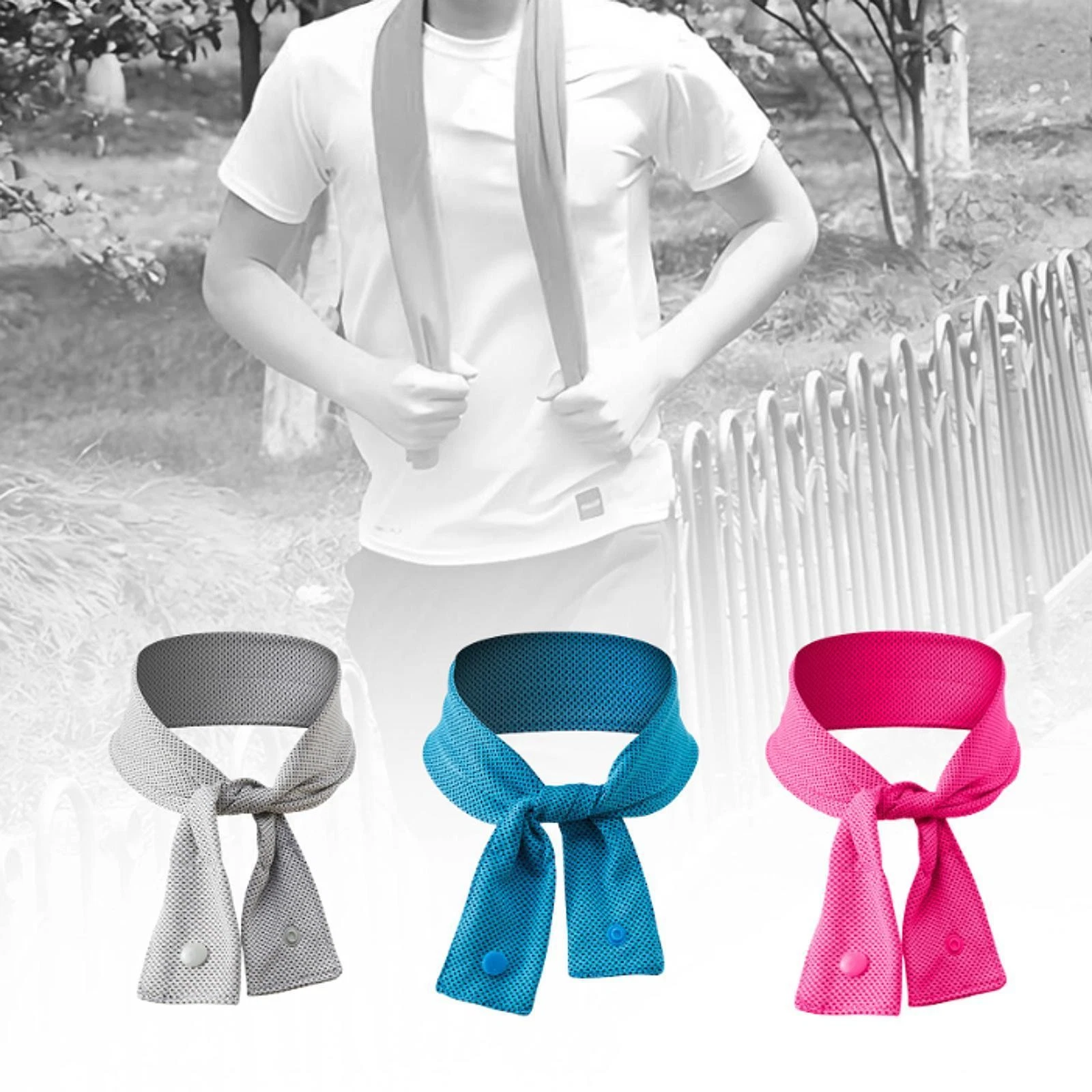 Ice Cool Scarf Summer Sports Cooling Neck Wrap for Running Outdoor Men Women
Opens in a new window o