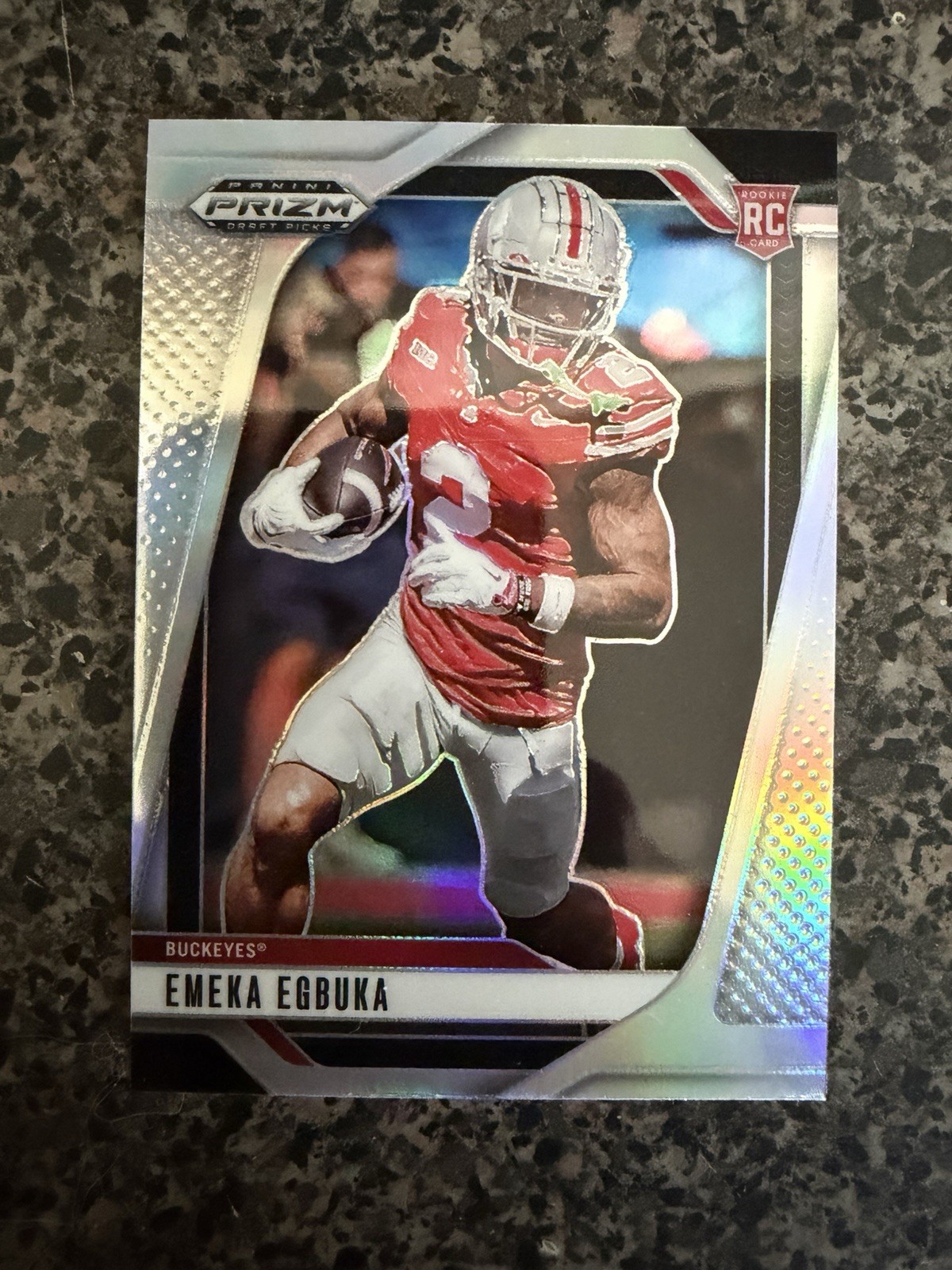 2025 Panini Prizm Draft Picks - Emeka Egbuka #85 Silver Prizm (RC)