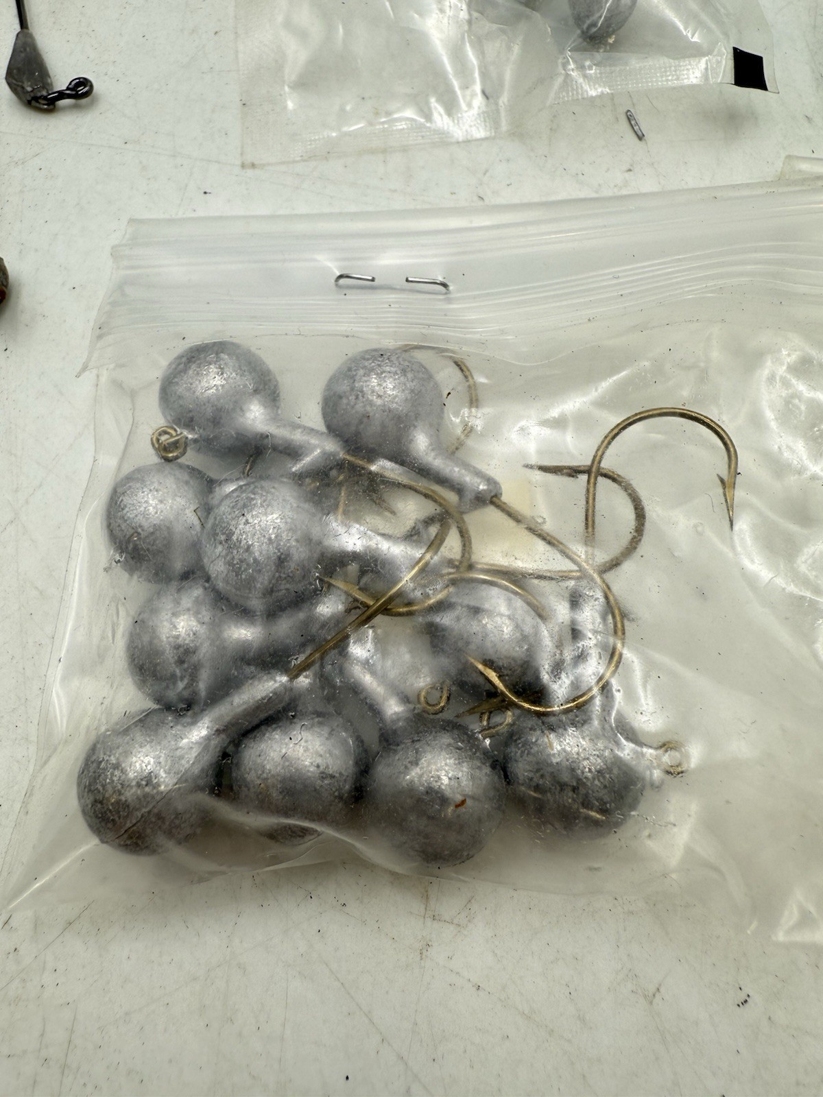 JigHead Hook Lot Weighted Hooks Varity of Sizes HUGE LOT Stand Up Football MORE!