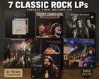Vintage Rock Record Lot Led Zeppelin Black Sabbath CCR Eagles 8 LPs G/G+