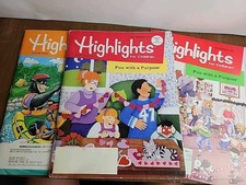 Highlights For Children Magazine Educational from 2003 Lot Of 3