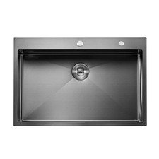 33 inch Kitchen Sink Workstation, 304 Stainless Steel Top Mount Sinks, Drop-In S