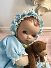23” Sayco Restored Composition & Cloth Baby Doll With Flirty Eyes
