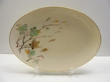 Vintage USA Porcelain Lenox Fine China Westwind 16" Oval Meat Platter K-3
