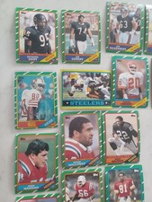 1986 Topps Football Card Lot Jerry Rice, Art Monk, John Hannah, Jim Covert &More