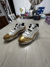 Air Jordan 11 Retro Low White/Gold Closing Ceremony Men’s Size 8.5 528895–103