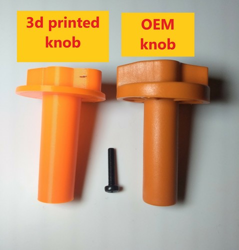 Generac Inverter Generator GP2200i GP2500i Knob Switch Run Choke 3D printed part - Picture 6 of 10