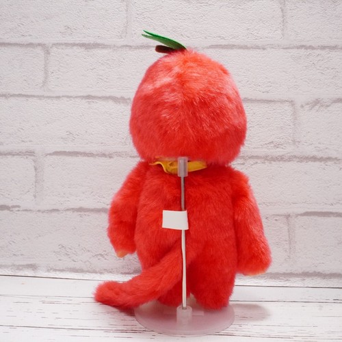 Monchhichi Japan local limited SHINSHU Plush doll Toy Apple Ssize Red Sekiguchi - Picture 6 of 21