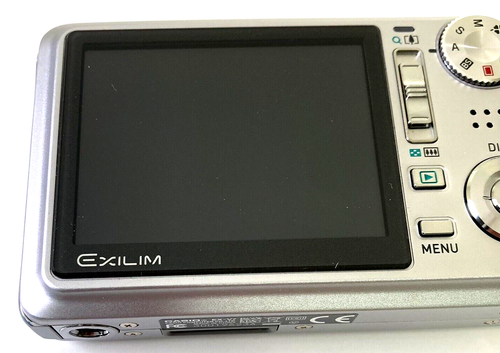 Casio Exilim EX-V7 7.2 MP Compact Digital Camera, Silver, Parts Only, Free Ship - Picture 8 of 15