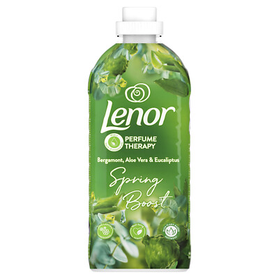 LENOR BERGAMONT, ALOE VERA & EUCALIPTUS Laundry Liquid Fabric Softener 1.2L