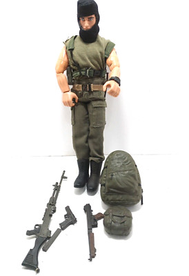 Action Man 12'' Doll Commando Briefs Tattoo Weapons Gear Vintage 1993 Hasbro
