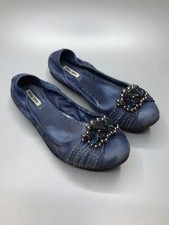 Miu Miu Leather Ballet Flats Women Size 36,5