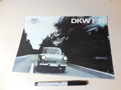 AUTO UNION DKW F11 French? Brochure 1963?   AUDI