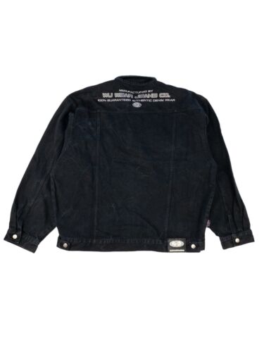 Vintage 90s Wu-Wear Jeans Wu-Tang Clan XL Denim Jacket Jeans Jacke Embroidered - Bild 1 von 16