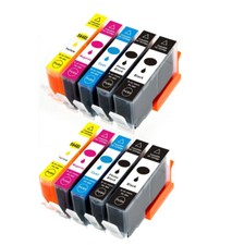 10 PK Ink Cartridge Combo Set  chip for HP 564 564XL Photosmart 7510 7515 7520