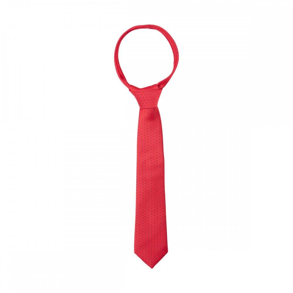 Supreme Products Childs Show Tie - Red/Navy Spot