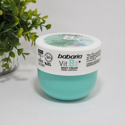 Babaria Vit B3 Body Cream Calming Evens Skin Tone 24 Hour Skin Hydration  400 ml | eBay