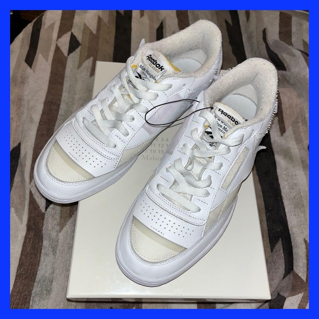 Maison Margiela 22 Reebok Sneakers Shoes Men EU 42 Calfskin