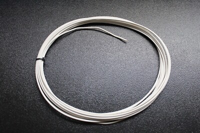 16 GAUGE WIRE 50 FT WHITE PRIMARY AWG STRANDED COPPER POWER GROUND BATTERY AWG